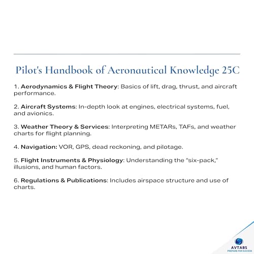 Pre-Tabbed Pilot’s Handbook of Aeronautical Knowledge (PHAK) 2025 – FAA Pilot Handbook with Color-Coded Tabs for Quick Reference, Perfect for Student Pilots - style: Pre-tabbed PHAK