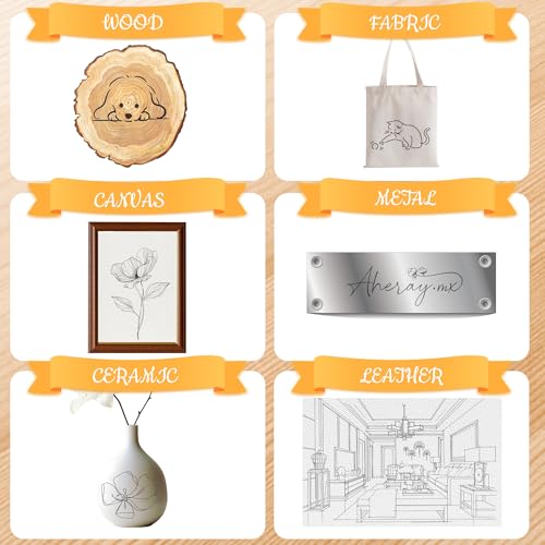 50 Sheets Carbon Paper for Tracing, A4 (8.3 x 11.7 Inch) Black Graphite Transfer Paper, No-Smudge Carbon Paper with 5 Embossing Stylus, Tracing Paper for Wood, Fabric, Canvas, DIY Craft