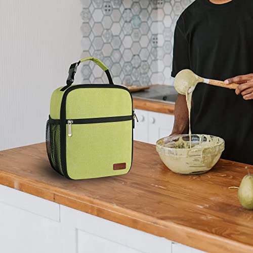 Lunch Box for Men & Women Durable Lunch Bag for Adults Reusable Small Lunchbox Green - color: Green