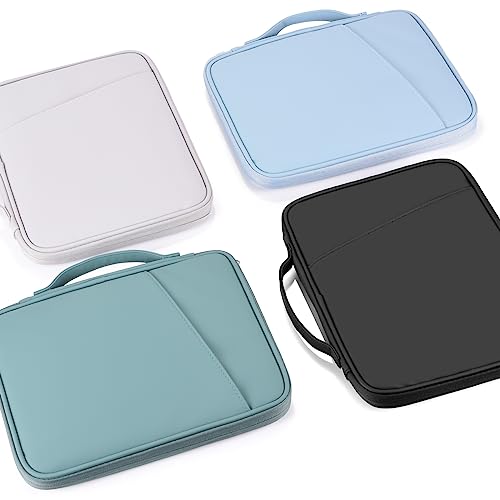 12.9 Tablet Sleeve Carrying Case, Padded Travel Pouch Bag for iPad Pro 13-in (M4), iPad Air 13-in (M2), Surface Pro 9/8, 12.4 Galaxy Tab S9+/S8+ (PU-Teal Blue12.9) - color: Teal Blue, size: 12.9