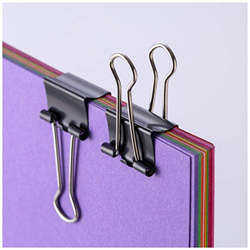 Officemate Small Binder Clips, Black, 12 Boxes of 1 Dozen Each (144 Total) (99020) - color: Black, size: Small