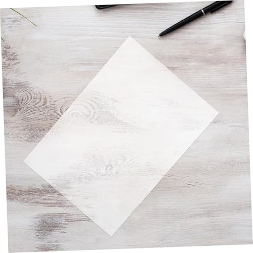 NUOBESTY 50 Sheets Tracing Paper Blank Stencil Sheets for Drawing Sketching and Transfer Projects for Art Crafts and Design Work Easy to Carry