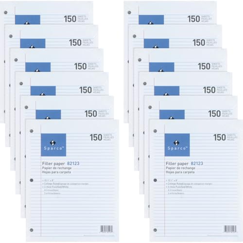 Sparco Refill Writing Sheet 82123BD - 1 Each