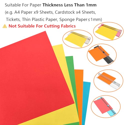 A4 Paper Cutter,14.5Inch Aluminum Alloy Blade Straight Trimmers with Protractor Ruler,Scrapbook Paper Cutters for Coupon,Cardstock,Label,Christmas and Birthday Gifts(1PC,White) - color: White