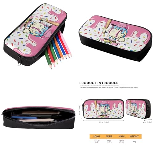 Cartoon Baseball Kids Backpack Set 3Pcs with Lunch Box Pencil Case Kids Backpack for Boys Portable Lunch Bag for Elementary Primary Middle School Bookbag - color: Cartoon Baseball