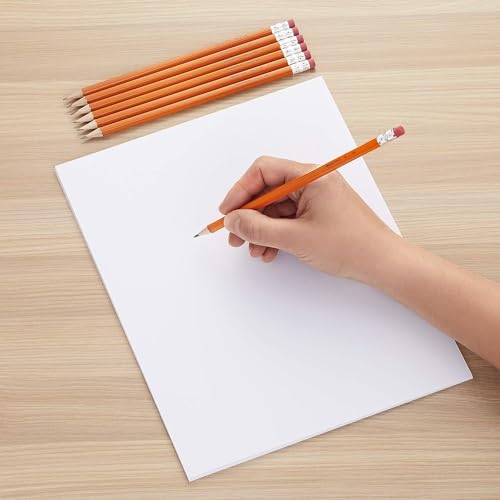 #2 Pencils, Pre-Sharpened, 12 Pencils Per Box, School Tests, Office And Home Use, Works On Index Cards - style: Pencils #2