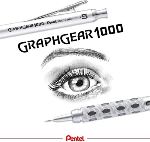 Pentel Graph Gear 1000 Automatic Drafting Pencil, 0.7mm Lead Size, Blue Barrel, 1 Each (PG1017C) - color: 1 Pack, style: 0.7mm