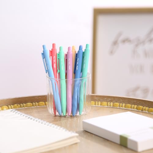 Mr. Pen- Retractable Gel Pens, 10 Pack, Colorful Ink, Fine Point 0.7mm | Fast Dry, Smooth Writing, Cute Pens for Drawing, Writing Planner and School Supplies