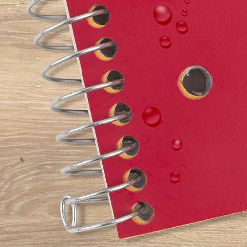 Five Star Spiral Notebook + Study App, 6 Pack, 1 Subject, College Ruled, 8-1/2" x 11", 100 Sheets, Fights Ink Bleed, Customizable Water Resistant Cover, Assorted Colors (820045-ECM)