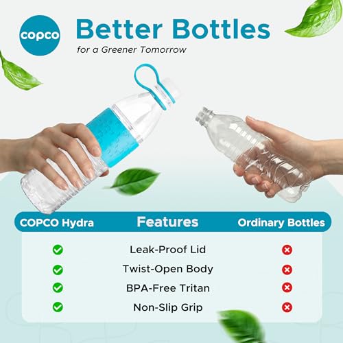 Copco Hydra Water Bottle 20 Oz - Blue, Set of 2 - color: Blue