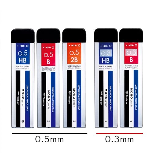 Tombow Pencil Sharp Lead Monograph MG 0.5 HB ECG-121A Monocolor