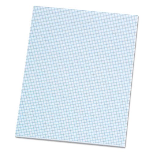 Ampad 22005 Quadrille Pads, 8 Squares/Inch, 8 1/2 x 11, White, 50 Sheets