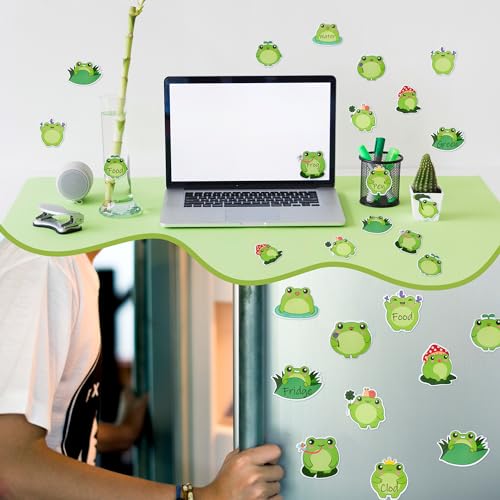 Xqumoi 30 Pack Frog Sticky Notes, Total 600 Sheets, Cute Cartoon Frog Self Sticky Notepads Writing Memo Pads Animal Page Marker for Office School Student Birthday Party Favors Goodies Bag Fillers - style: Frog