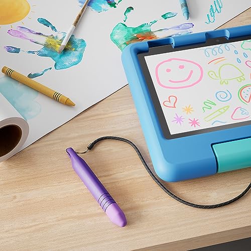 Amazon Kid-Friendly Tablet Stylus with Tether, 2-pack - color: Purple