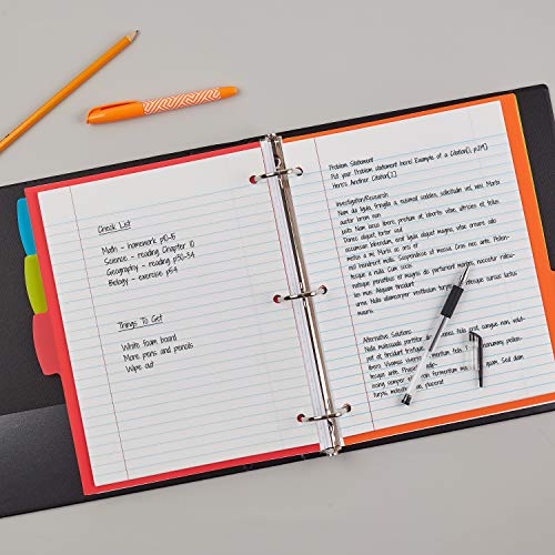 Avery Durable View 3 Ring Binder, 1-1/2 Inch Slant Rings, 4 Black Binders (05738) - size: 1.5"