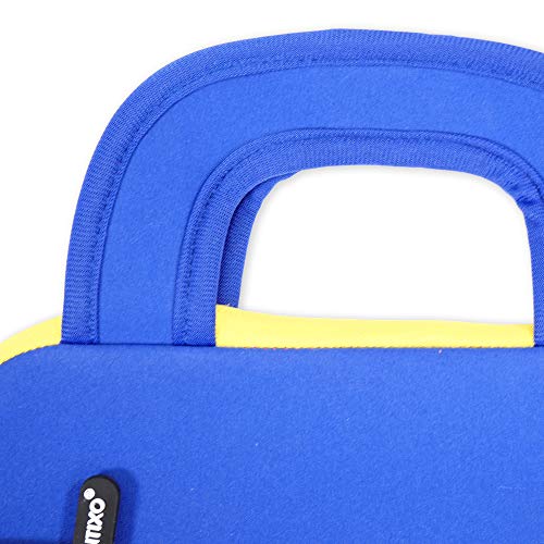 Contixo 7" Tablet Sleeve Bag - Compatible with 7-8" Kids Tablets, Includes Accessory Pocket, Protective Case, Durable Neoprene Cover for Tablets (Blue) - color: Blue