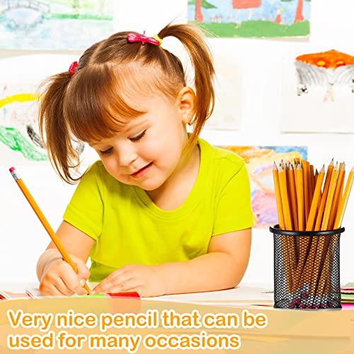 Epakh 800 Pieces #2 HB Pencils with Eraser, Unsharpened Graphite Wood Satin-smooth Finish Pencils Bulk for Office School Supplies
