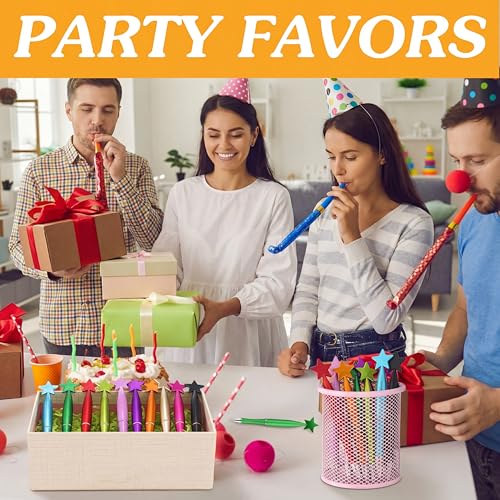 Yeaqee 48 Pcs Star Pens Bulk You're a Star Ballpoint Pen Gifts 12 Colors Retractable Back to School Black Ink for Teacher Appreciation Gifts Classroom Prizes Goodie Bag Stuffers Party Favors