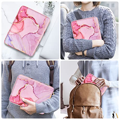 MoKo 9-11 Inch Tablet Sleeve Bag Padded Protetive Carrying Case | Fits New 11inch iPad Air M4, iPad A16 2025, iPad Pro 11 M4, Air 5/4/3, iPad 10/9/8th Gen, Tab S8/S9 11", Cloudy Pink - color: Cloudy Pink, size: 9-11 inch