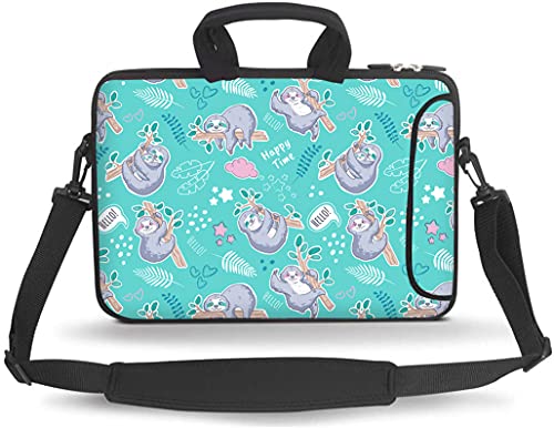 Messenger Bag Carrying Case Sleeve with Handle Accessory Pocket Fits Laptops/Notebook/ebooks/tablet/ipad (Sloth, 13-13.3 inch) - color: Sloth, size: 13-13.3 inch