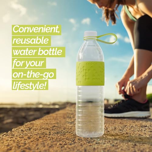 Copco Hydra Water Bottle 20 Oz - Lime Green, Set of 2 | Spill-Guard Leak-Resistant Lid, Minimizes Spills for Commuting, Workouts & Everyday Hydration, 20 Oz Capacity Per Bottle - color: Lime Green