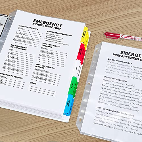 Avery Clear Heavyweight Sheet Protectors, Non-Glare, Easy Load, 200 Document Protectors (74401) - size: 11 X 8 1/2, style: 200 Pack