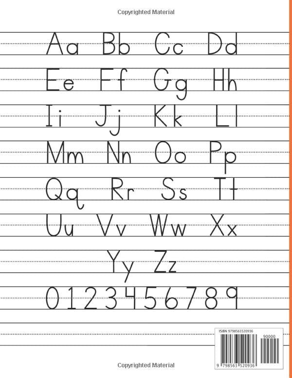 HANDWRITING PRACTICE PAPER: Kindergarten Writing Paper With Lines for Kids (200 Pages)