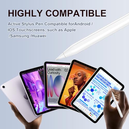 Stylus Pen Android for Samsung Galaxy Tab A11+/A11/A9/A9Plus/A8/A8plus/A7/A7lite Tablet S Pencil Touchscreens Stylists Pen(White) - color: White