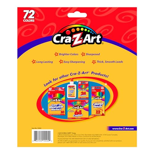 Cra-Z-Art 색연필, 72개, 개학 용품, 예술 및 공예, 아동용 선물