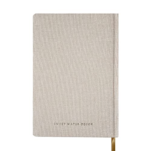Sweet Water Decor Cute Motivational Lined Composition Notebook for Women, 100 Ruled Pages for Writing, Diary with Fabric Inspirational Cover (You Got This) - style: You Got This