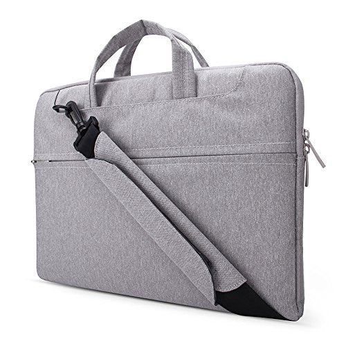 Lacdo 13 Inch Laptop Shoulder Bag Sleeve Case for 13 inch MacBook Pro 2012-2015/13 inch MacBook Air A1466 A1369 2010-2017 / Lenovo HP Dell Acer ASUS Chromebook 13, 13.8 inch Surface Laptop 7, Gray - color: Gray, size: Older MacBook Air Pro & 13 Inches