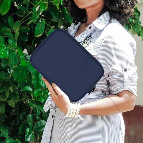 8 Inch Tablet Sleeve Carrying Case for 8" Amazon Kindle Fire 8/Fire 8 Plus, 8.7" 8" Samsung Galaxy Tab A9/Tab A7 Lite/Tab A, 8.3" 7.9" iPad mini 7 6 5 4 3 2 1, Lenovo Tab M9 M8 Protective Bag(Blue) - color: Blue, size: 8 Inch
