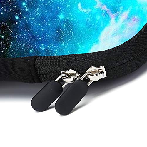 Laptop Sleeves 14 15 15.4 15.6 Chromebook Case Notebook Sleeve PC Messenger Bag Tablet Case Neoprene Handle Sleeve for Men Women, Two Pockets (Blue galaxys) - color: Blue galaxys