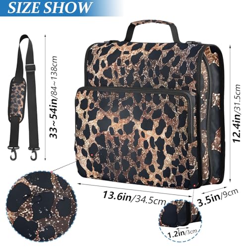 3 Ring Zipper Binder with Shoulder Strap Black Skulls Cats Gothic Style Binder Bag - color: Multicolored 11
