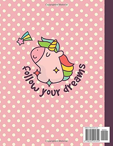Believe in Unicorn : Primary Composition Book with Drawing Space: 100 Pages with Dotted Midline and Picture Space for Grades k-2 (1/2 Ruling Sheets with Picture Story) (Primary Composition Books)
