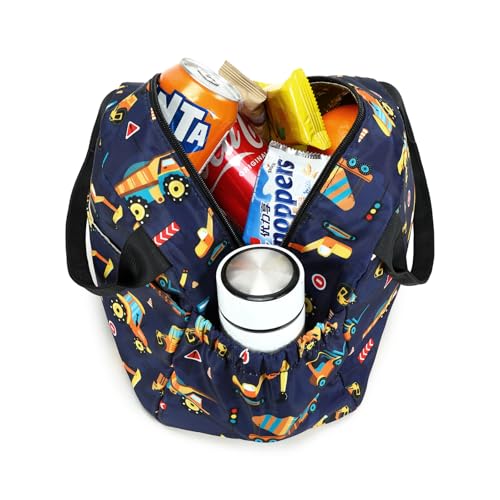 CAMTOP Boys Lunch Box Kids Insulated Lunch Bag Kids Cute Lunchbox for Boys Loncheras Para Niños - color: Truck