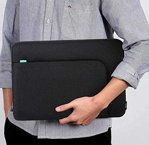 Lacdo Laptop Sleeve Case for 16 inch New MacBook Pro M5 Pro/Max A3428 A3429 (2026), M4/M3/M2/M1 Pro/Max A3403 A3186 A2991 A2780 A2485 A2141 2024-2019 | 15" Surface Laptop 7/6/5/4/3 Computer Bag, Black - color: Black, size: New MacBook Pro 15/16 Inch