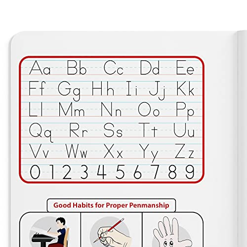 STAPLES Primary Composition Notebook, 7.5” x 9.75”, Primary Ruled, 100 Sheets, Marble Cover, 3‑Pack - style: 3 Pack