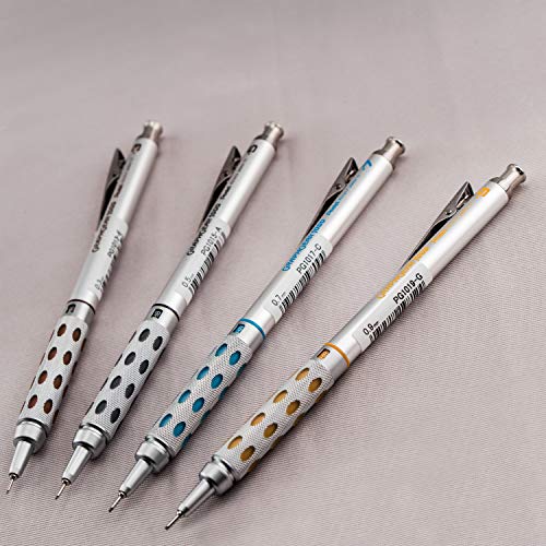 Pentel Arts GraphGear 1000 Mechanical Pencil Premium Gift Set with Refill Leads & Erasers (PG1000BXSET) (Pack of 6) - size: 1 Count (Pack of 6)