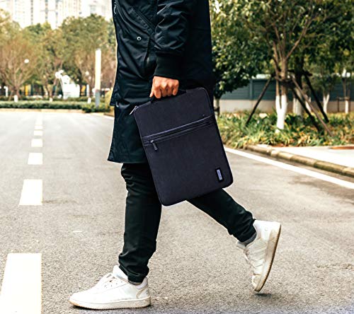 LONMEN 14 inch Laptop Sleeve Case Water-resistant Handle Bag for most 14" computer/Surface Book/Lenovo Flex 4/Yoga 530/Thinkpad L480 E485/HP Pavilion X360/Dell New Latitude 5490 7490 2018,Blue - color: Blue, size: 14 Inch