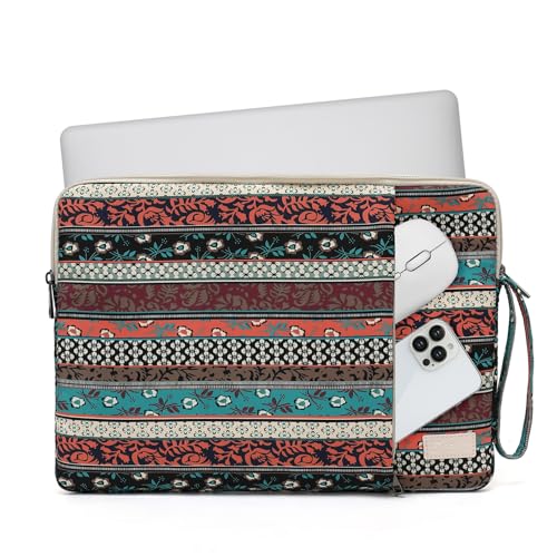 Laptop Sleeve 13.3 inch14 Inch, 15.6inchWater Resistant Traveling Computer Cover with Handle, Shockproof Protective Carrying Laptop Case (Y8-Red Bohemia, 14 inch) - color: Y8-Red Bohemia, size: 14 inch