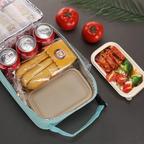 Lovoeo Lunch box Lunch bag for men women Insulated Lunchbox Lunch bags for Work Picnic Travel (baby blue) - color: Baby Blue