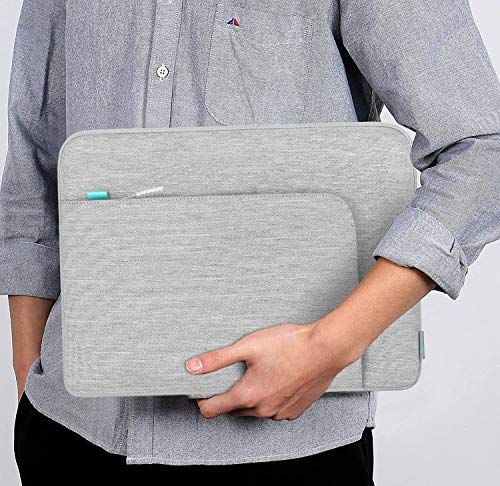 Lacdo Laptop Sleeve Case for 16 inch New MacBook Pro M5 Pro/Max A3428 A3429 (2026), M4/M3/M2/M1 Pro/Max A3403 A3186 A2991 A2780 A2485 A2141 2024-2019 | 15" Surface Laptop 7/6/5/4/3 Computer Bag, Gray - color: Gray, size: New MacBook Pro 15/16 Inch