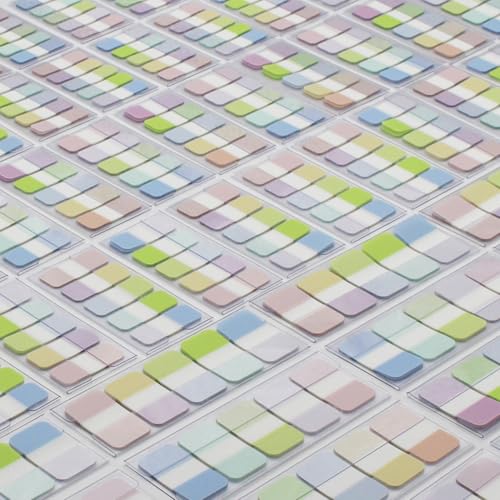 Tabs Flags Assorted Colors, 0.625 x 1.71 Inch Sticky Tabs, Easy to Post, 4 On-The-Go Dispensers/Pack, 400 Pages Total