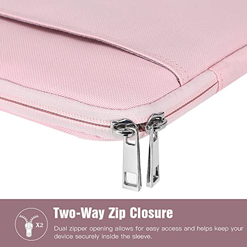 TiMOVO 9-11" Tablet Sleeve Bag, Pink | Fit iPad 11" A16 2025 / 10.9"/10.2" / Air 11" 5/4 Gen / Galaxy Tab A9+/A11Plus 11", Fit Smart Keyboard - color: Pink, size: 9-11 Inch
