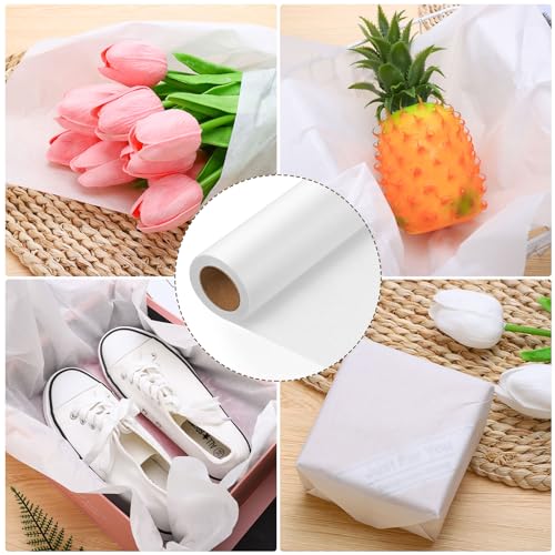 Tracing Paper Roll 17in x 25yd, White Trace Paper Pattern Paper Translucent Tracing Paper for Sewing, Drawing, Sketch, Gift Wrapping - size: 17in x 25yd