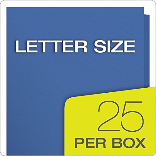 Oxford Twin Pocket Folders with Fasteners, Letter Size, Royal Blue, 25 per Box (57712) - color: Royal Blue, size: 25 Count