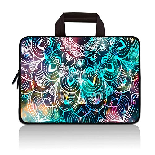 Universal 7-9 inch Tablet Sleeve Ultra-Portable, Neoprene Carrying Sleeve Case Bag Compatible with 7" 8" 8.5" 8.9" 9" Apple iPad mini, Samsung, Google, HP, Acer (Mandala Arts) - color: Mandala Arts