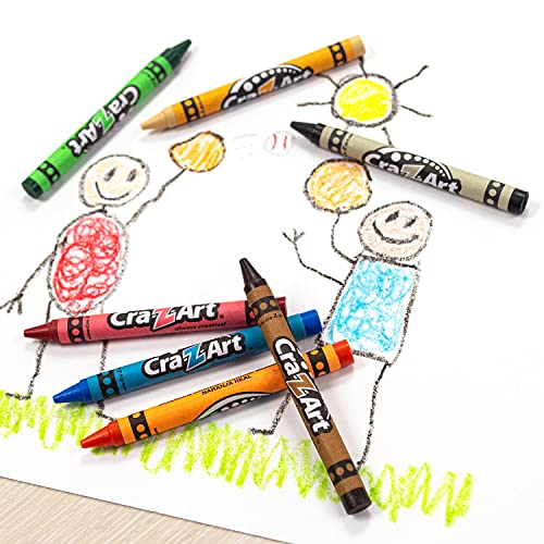 Cra-Z-Art 16ct Washable Jumbo Crayons, Easy Clean Up, Back To School Supply, Creative Fun for Children, Ages 3 and Up - size: 16 Count (Pack of 1)