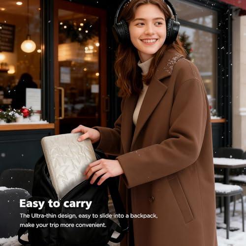 13 inch Laptop Sleeve Case for 13" MacBook Air M5 /M4, 13" MacBook Neo/Pro, 13" Surface Laptop 7, 13" Latitude 5350/7350, 13.4" XPS 13, 13" ThinkPad L13 Gen 5, HP Notebook Bag, Champagne - color: Champagne, size: 13 inch / Macbook 13